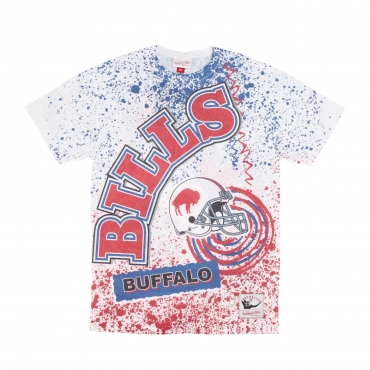 maglietta uomo nfl team burst sublimated tee bufbil WHITE/ORIGINAL TEAM COLORS