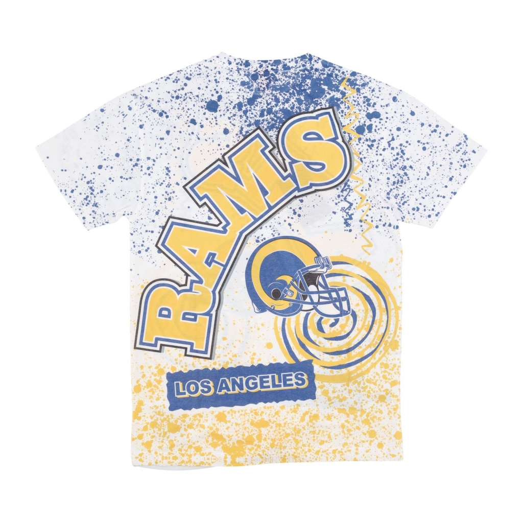 maglietta uomo nfl team burst sublimated tee losram WHITE/ORIGINAL TEAM COLORS