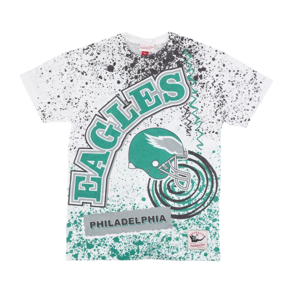 maglietta uomo nfl team burst sublimated tee phieag WHITE/ORIGINAL TEAM COLORS