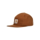 cappellino visiera piatta uomo backley cap DEEP H BROWN