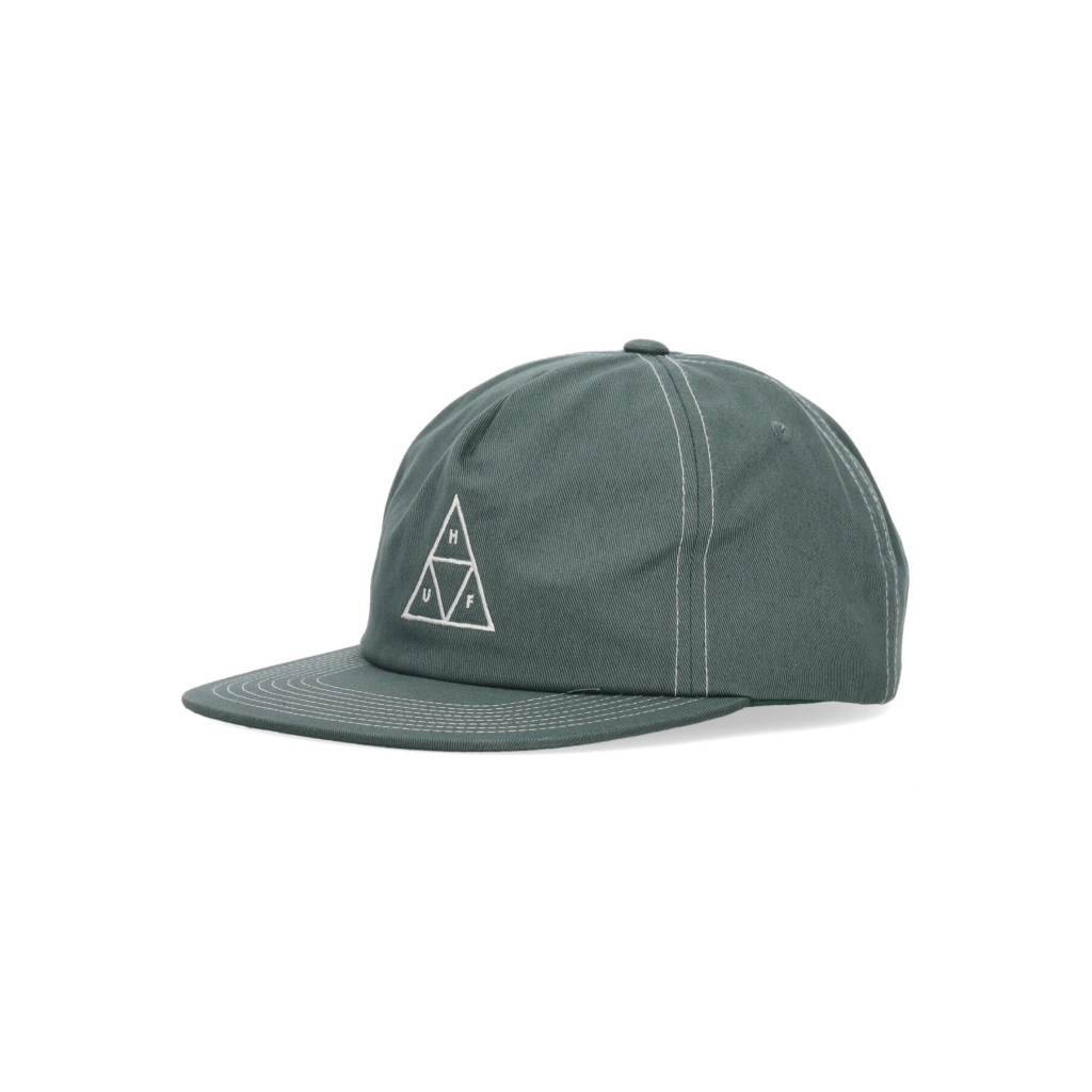 cappellino visiera piatta uomo set triple triangle snapback PINE