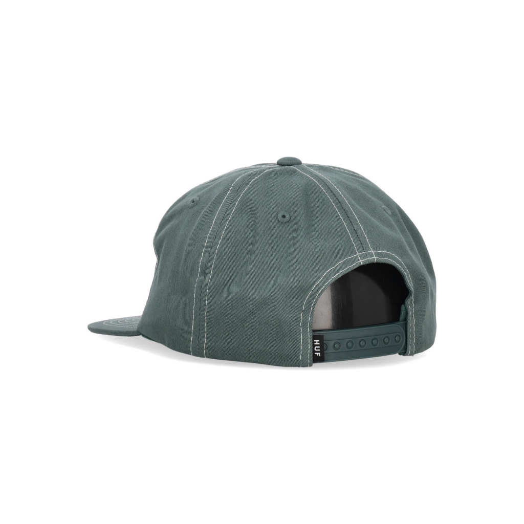 cappellino visiera piatta uomo set triple triangle snapback PINE