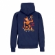 felpa cappuccio uomo burn it down hoodie NAVY