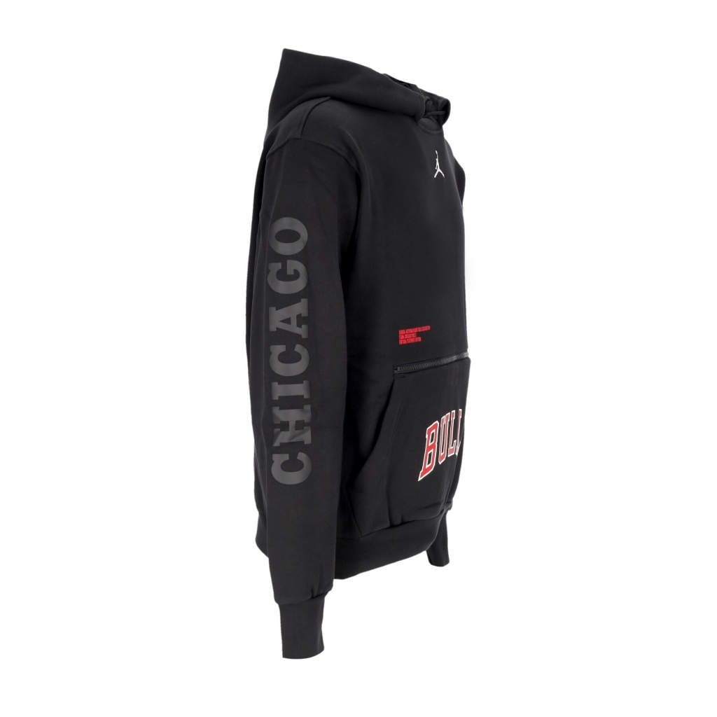 felpa cappuccio uomo nba courtside statement edition fleece hoodie chibul BLACK