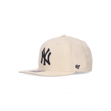 cappellino visiera piatta uomo mlb captain neyyan NATURAL