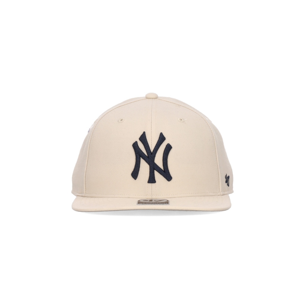 cappellino visiera piatta uomo mlb captain neyyan NATURAL