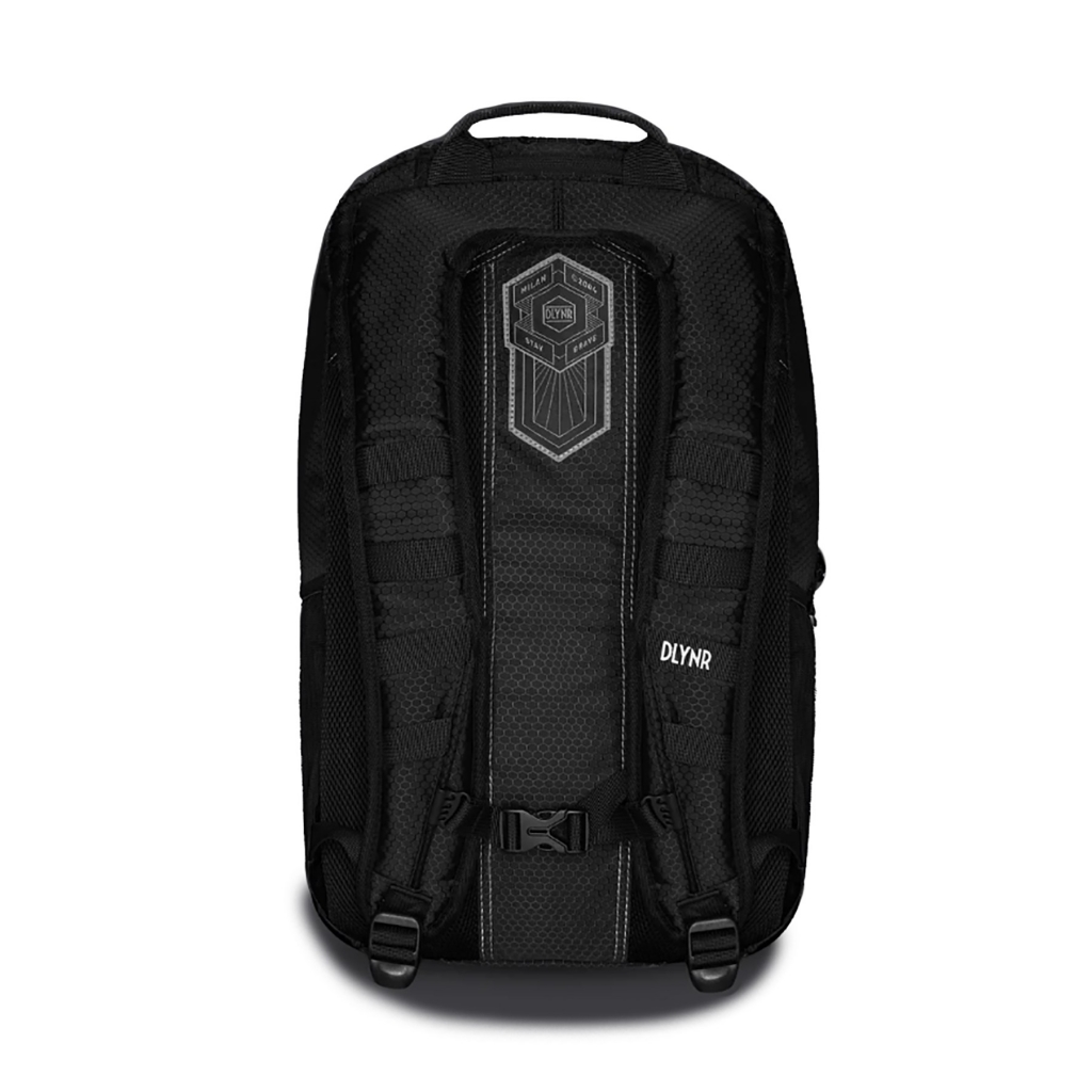 zaino uomo urban tactical reflective backpack BLACK