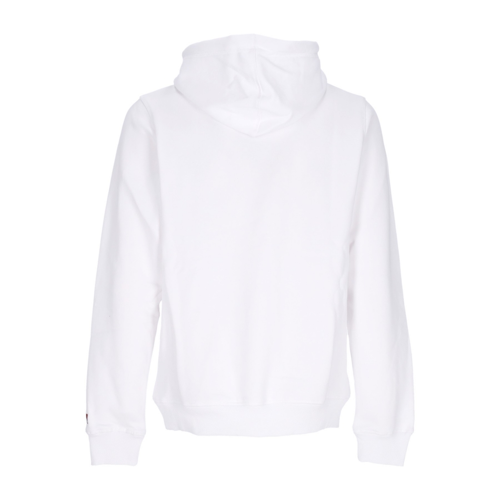 felpa cappuccio uomo mlb base runner emb burnside hoodie neyyan WHITE WASH