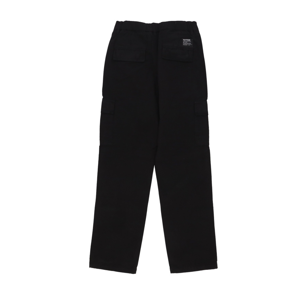 pantalone lungo uomo cargo BLACK