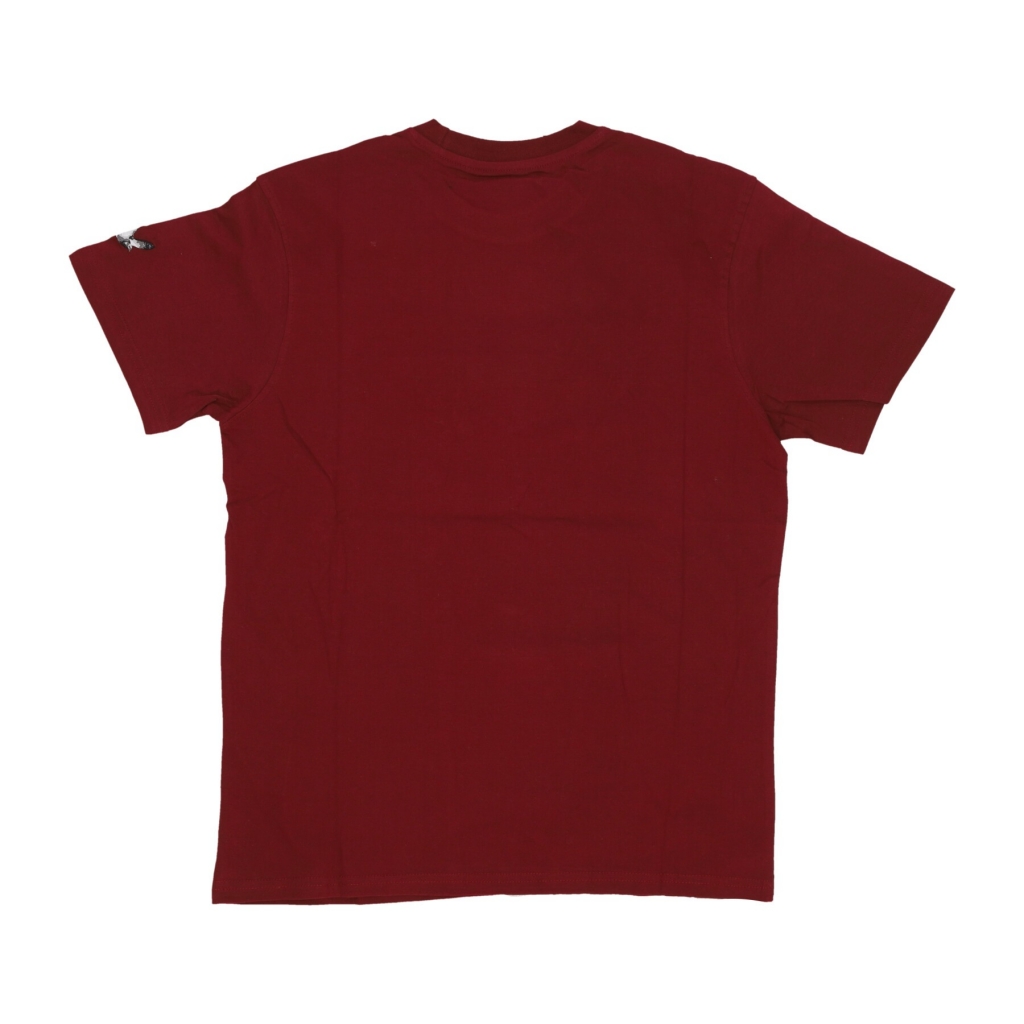 maglietta uomo flock logo tee BURGUNDY