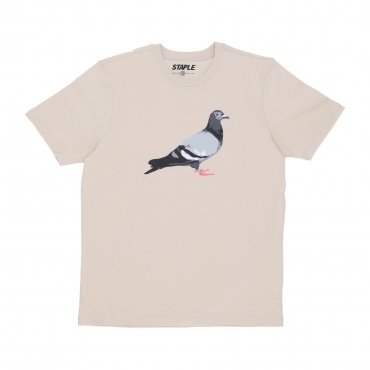 maglietta uomo pigeon logo tee STONE