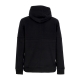 felpa cappuccio zip uomo shifty sherpa hoodie BLACK