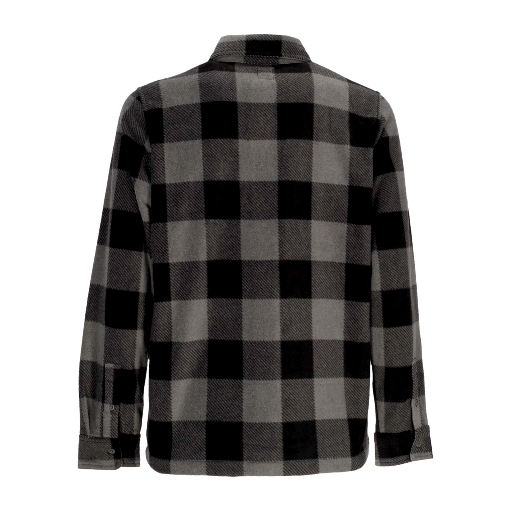 camicia manica lunga uomo woodsman fleece CHARCOAL