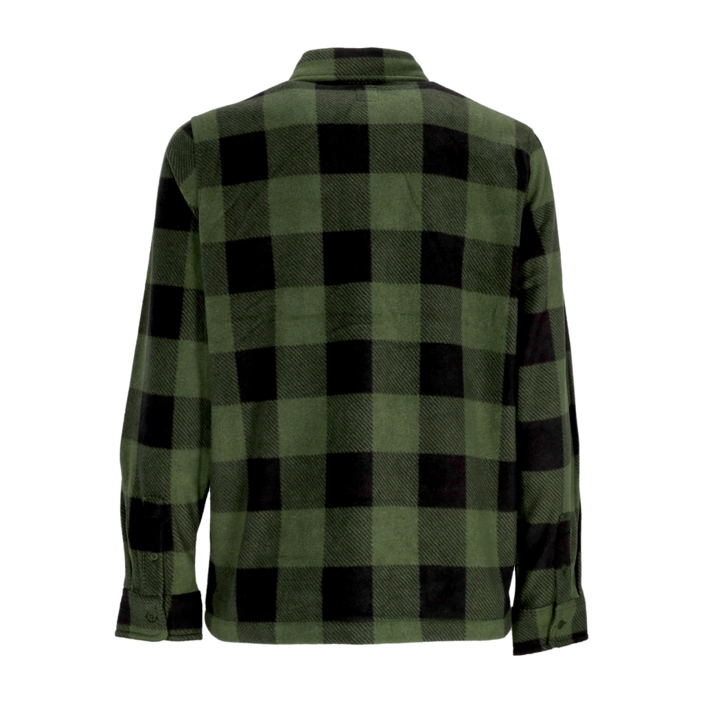 camicia manica lunga uomo woodsman fleece OLIVE