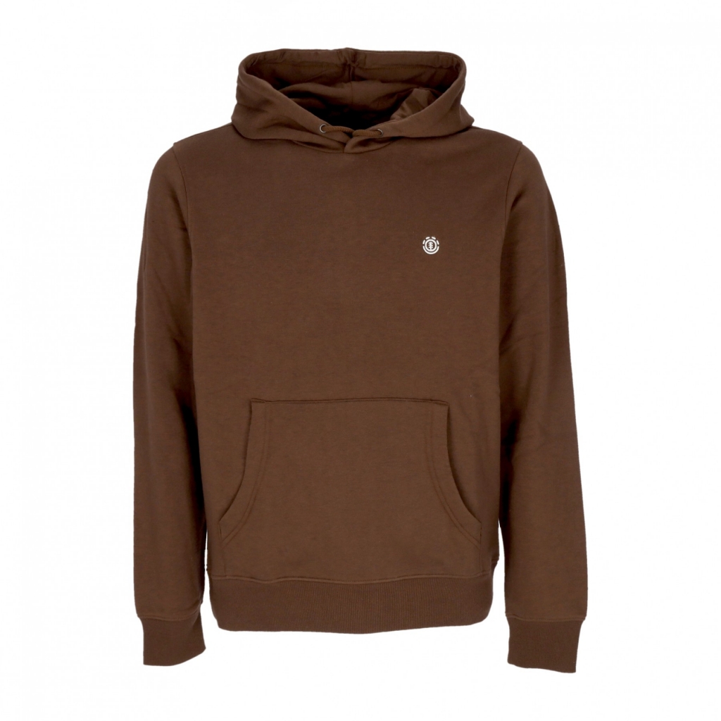 felpa cappuccio uomo cornell classic hoodie CHESTNUT