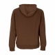 felpa cappuccio uomo cornell classic hoodie CHESTNUT