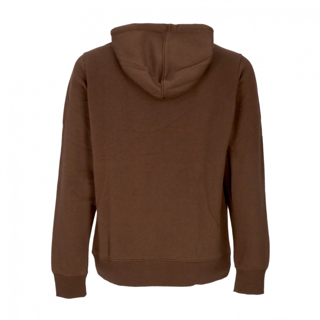 felpa cappuccio uomo cornell classic hoodie CHESTNUT