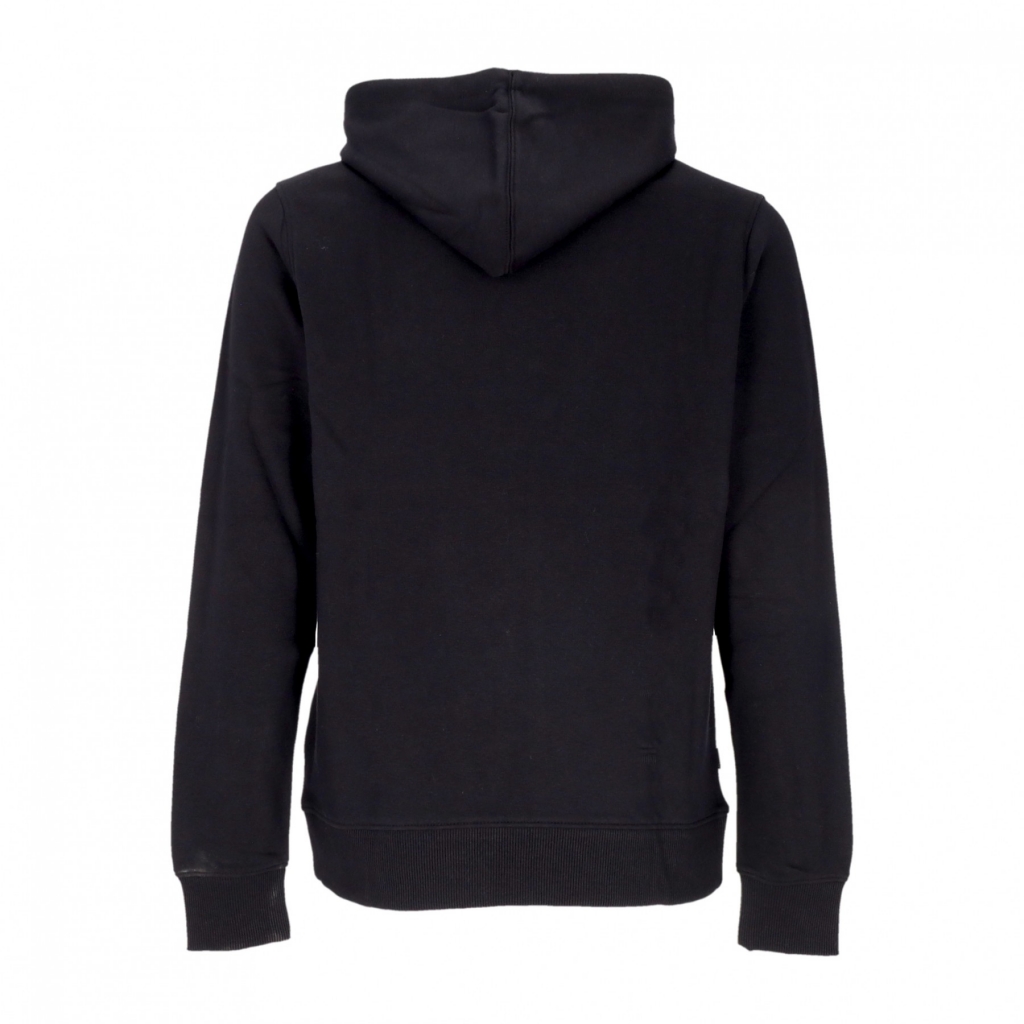 felpa cappuccio uomo veritical hoodie FLINT BLACK