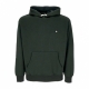 felpa cappuccio uomo cornell heavy hoodie DARK GREEN