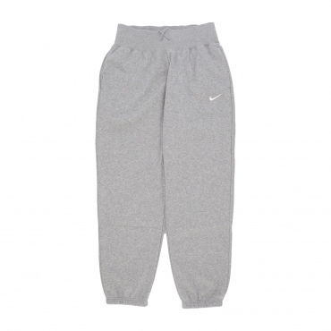 pantalone tuta felpato donna sportswear phoenix fleece high - waisted oversized pant DK GREY HEATHER/SAIL