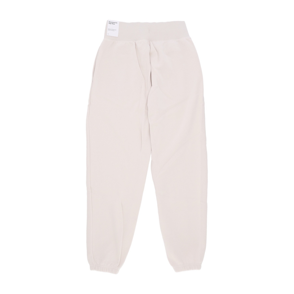 pantalone tuta felpato donna sportswear phoenix fleece high - waisted oversized pant LT OREWOOD BRN/SAIL