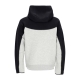 felpa leggera cappuccio zip uomo tech fleece full-zip windrunner hoodie DK GREY HEATHER/BLACK/WHITE