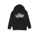 felpa cappuccio ragazzo off the wall po hoodie BLACK