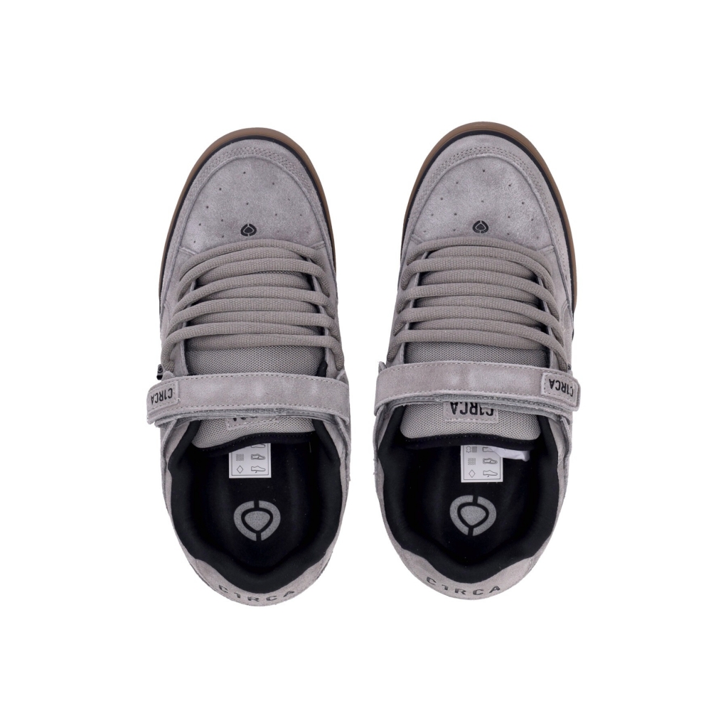 scarpe skate uomo 205 vulc STEEPLE GREY/BLACK/GUM