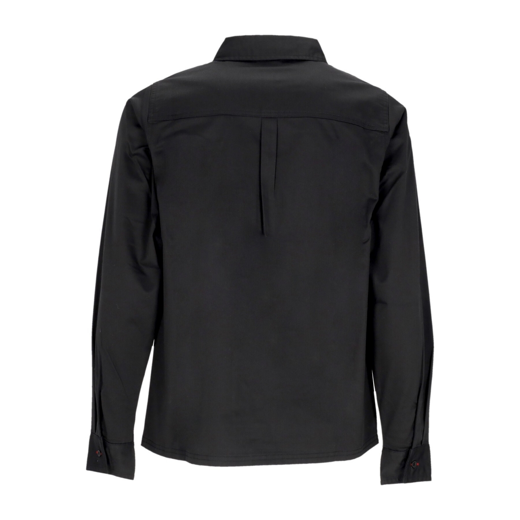 camicia manica lunga uomo kirby workshirt BLACK