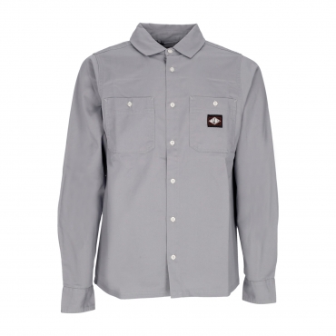 camicia manica lunga uomo kirby workshirt GREY