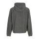 felpa cappuccio uomo club+ polar fleece hoodie IRON GREY/BLACK