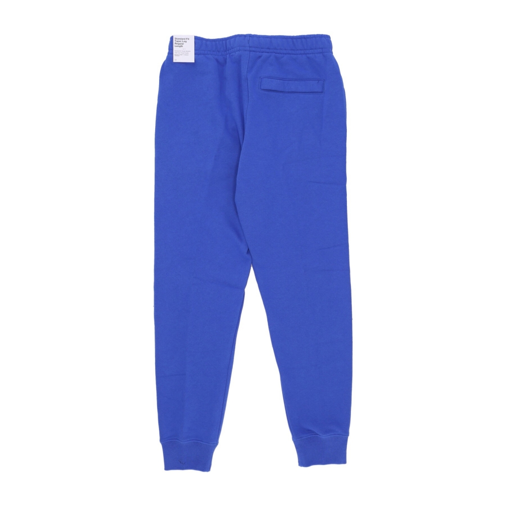 pantalone tuta felpato uomo club jogger bb GAME ROYAL/GAME ROYAL/WHITE