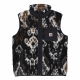 smanicato uomo prentis vest liner BARU JACQUARD/BLACK/BLACK