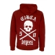 felpa cappuccio uomo lopez 50 hood BURGUNDY