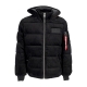 giubbotto uomo puffer cord BLACK