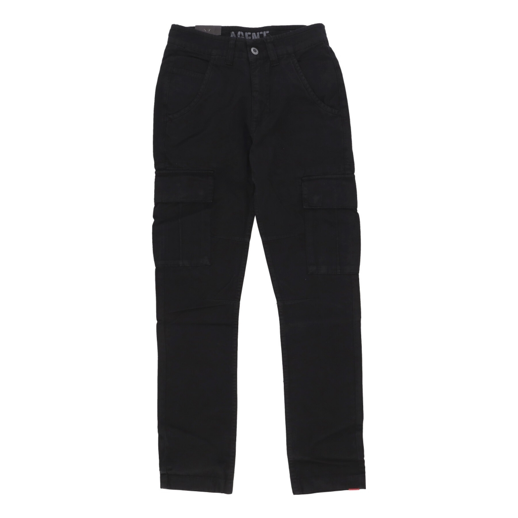 pantalone lungo uomo agent pant BLACK