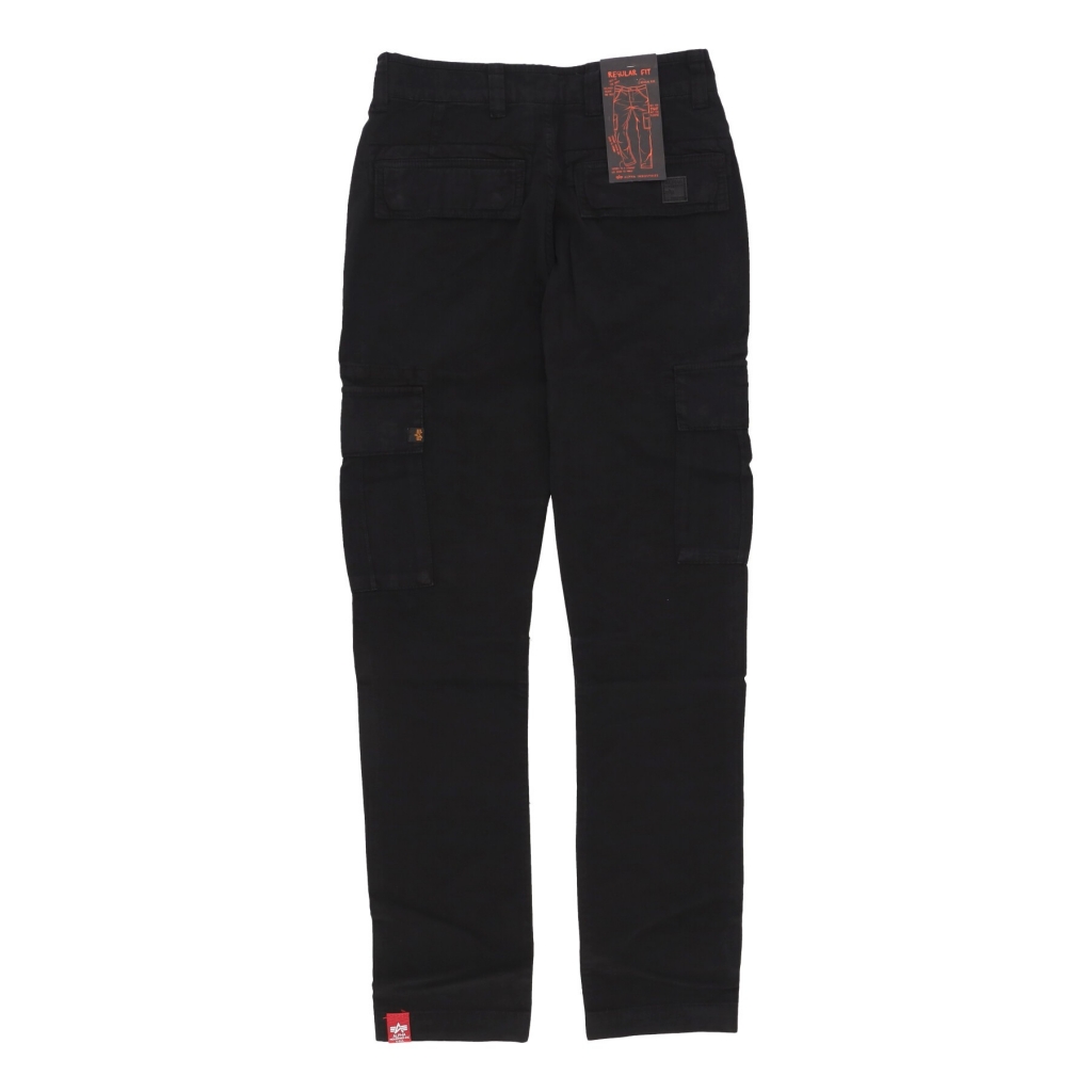 pantalone lungo uomo agent pant BLACK