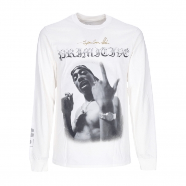 maglietta manica lunga uomo one l/s tee x tupac WHITE