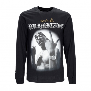 maglietta manica lunga uomo one l/s tee x tupac BLACK