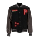 giubbotto college uomo nightmare varsity BLACK/BROWN