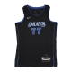 canotta basket uomo nba city edition 2023/24 swingman jersey no 77 luka doncic dalmav BLACK