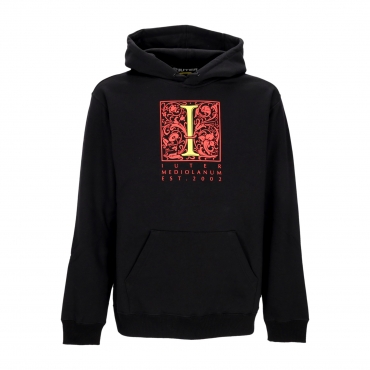 felpa cappuccio uomo mediolanum hoodie BLACK