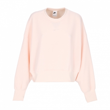 felpa girocollo donna sportswear plush mod crop crewneck GUAVA ICE/GUAVA ICE