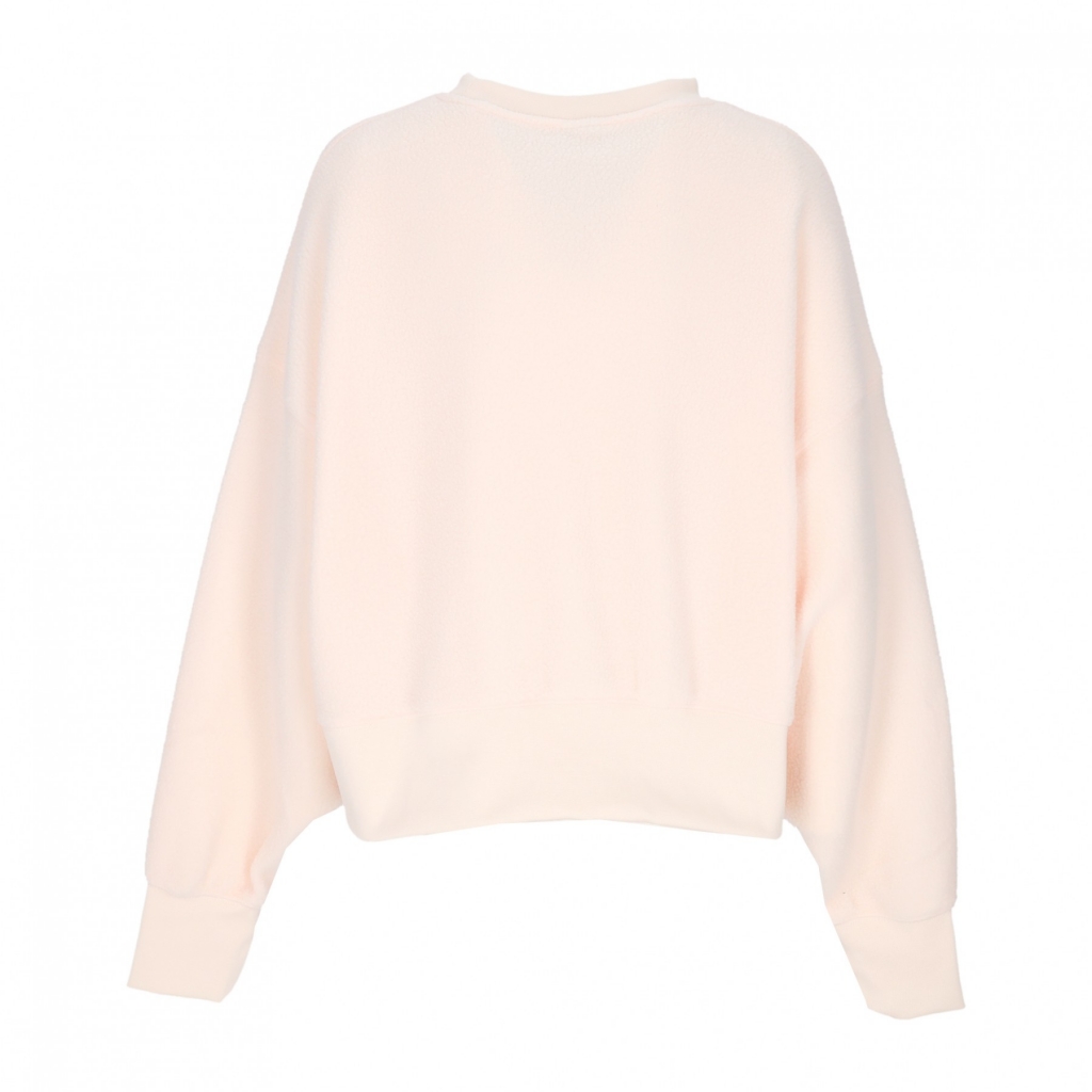 felpa girocollo donna sportswear plush mod crop crewneck GUAVA ICE/GUAVA ICE