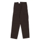 pantalone lungo uomo regular cargo pant TOBACCO RINSED