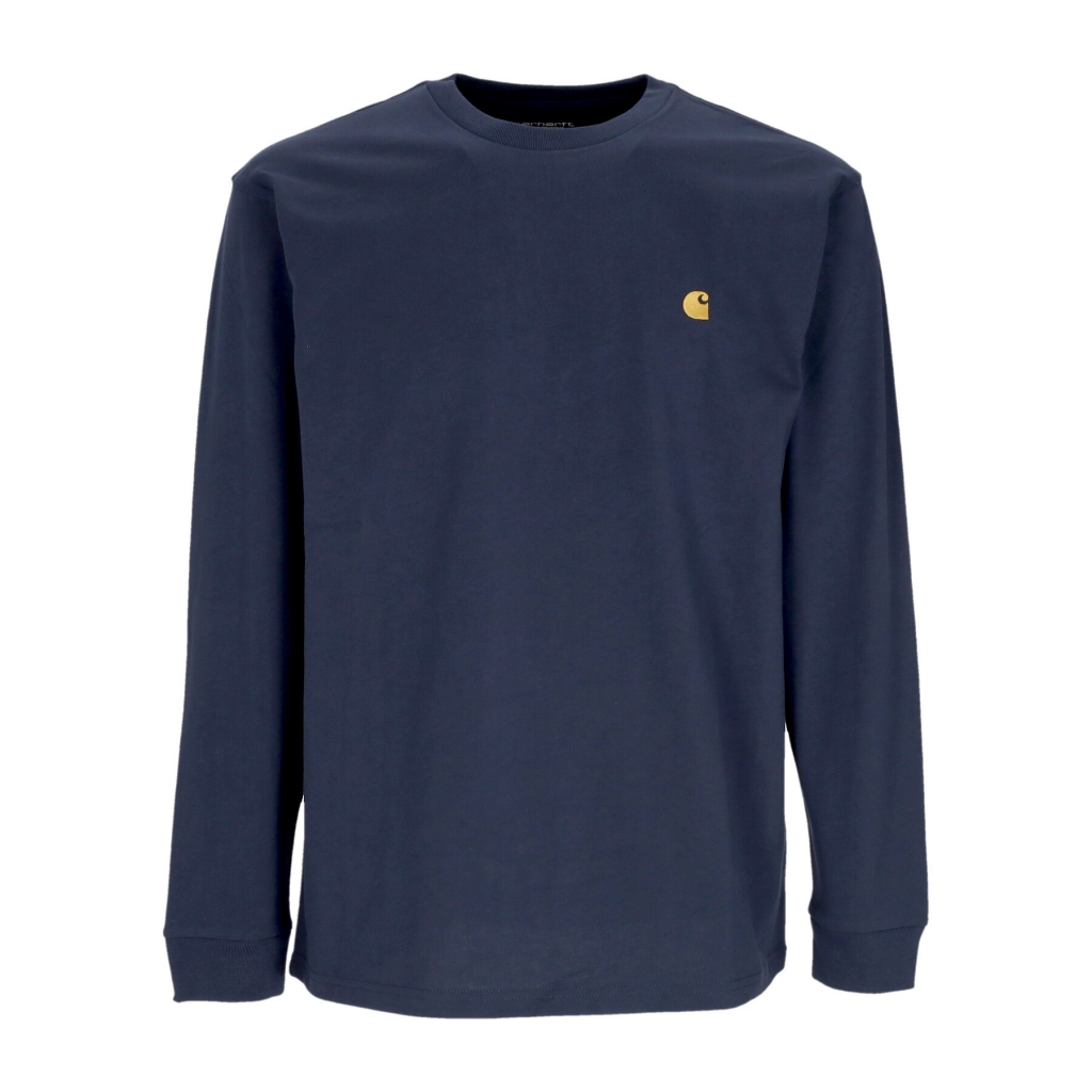 maglietta manica lunga uomo l/s chase t-shirt BLUE/GOLD