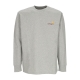 maglietta manica lunga uomo american script l/s tee GREY HEATHER