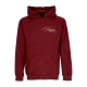 felpa cappuccio uomo santino hoodie BURGUNDY