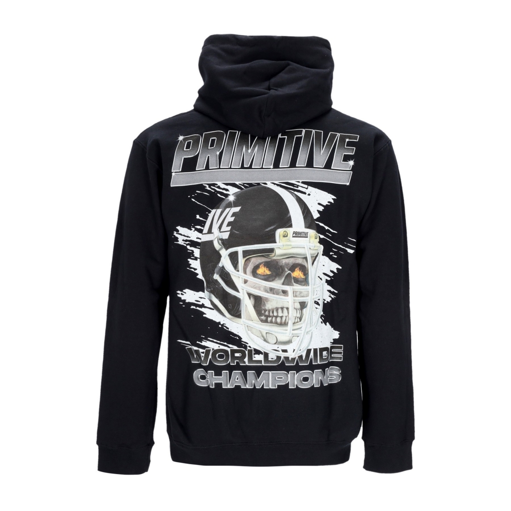 felpa cappuccio uomo versus hoodie BLACK