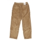 pantalone lungo uomo chilling cord pant KHAKI